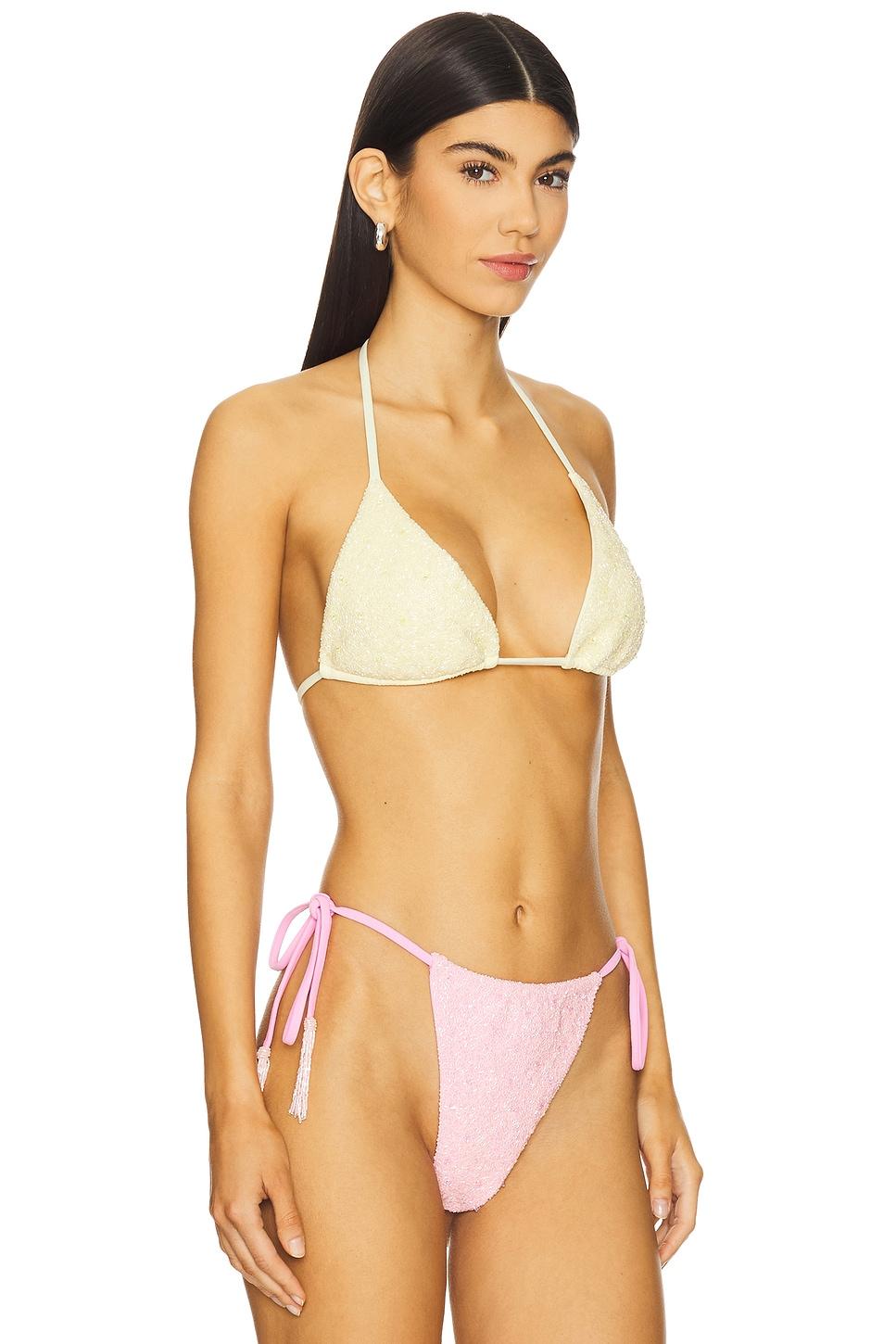 Nixie Color Block Bikini Top Oceanus Product Image