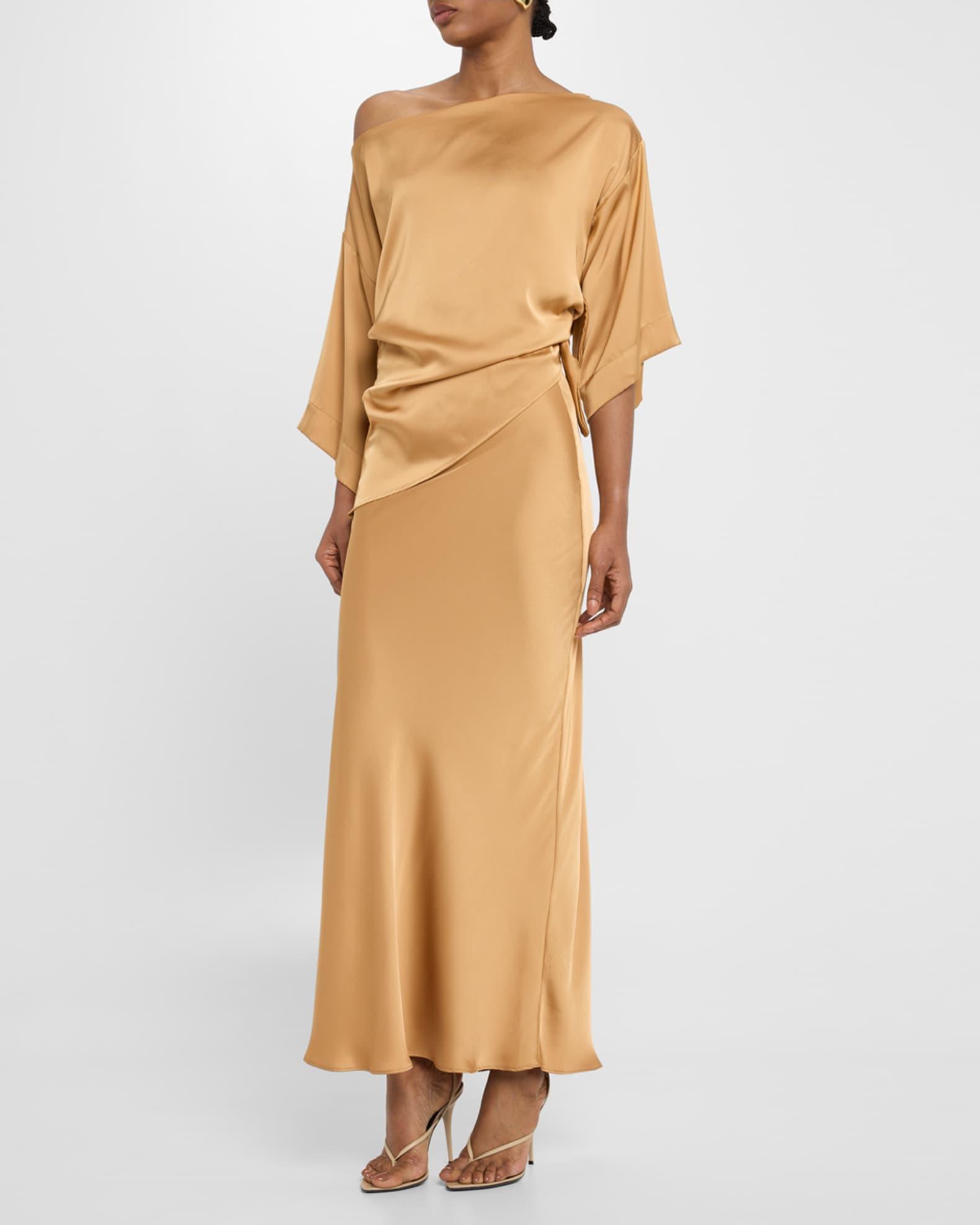 Meadow Satin Maxi Skirt Product Image