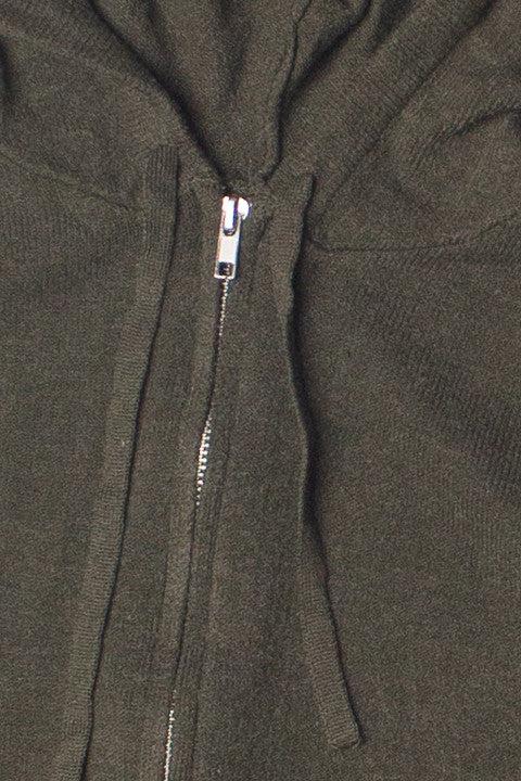 Soft Knit Zip Up Hoodie Product Image