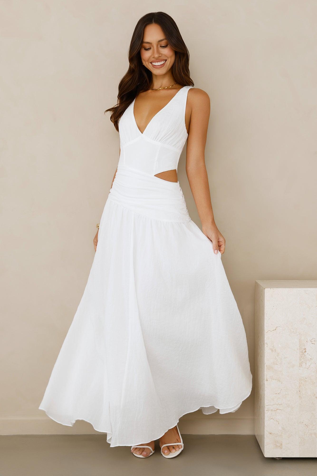 Ballet Babe Maxi Dress White Product Image