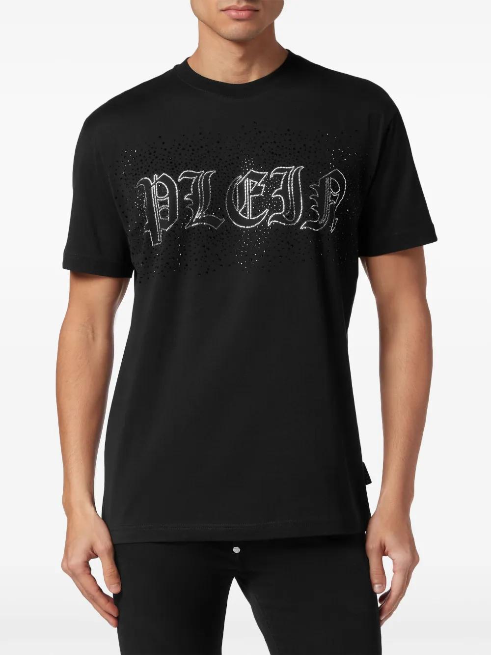 logo-embellished cotton T-shirt Product Image