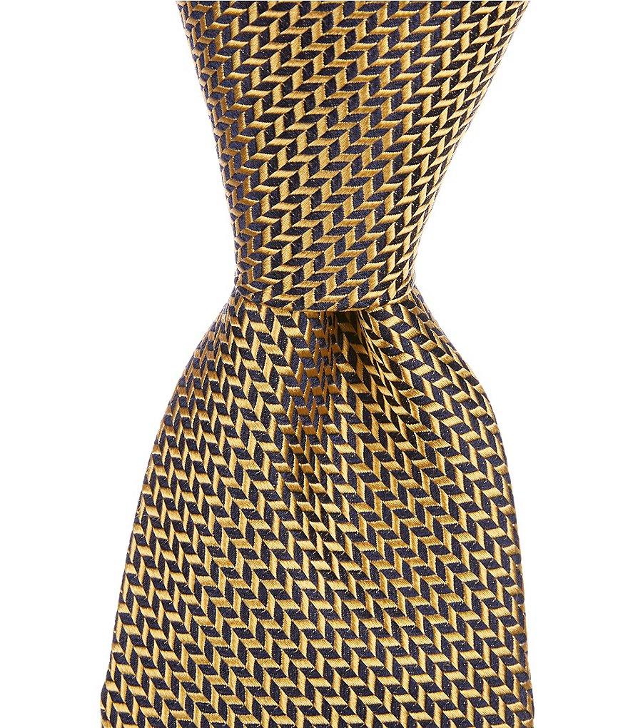 Roundtree & Yorke Solid Nonsolid 3 1/8#double; Woven Silk Tie Product Image