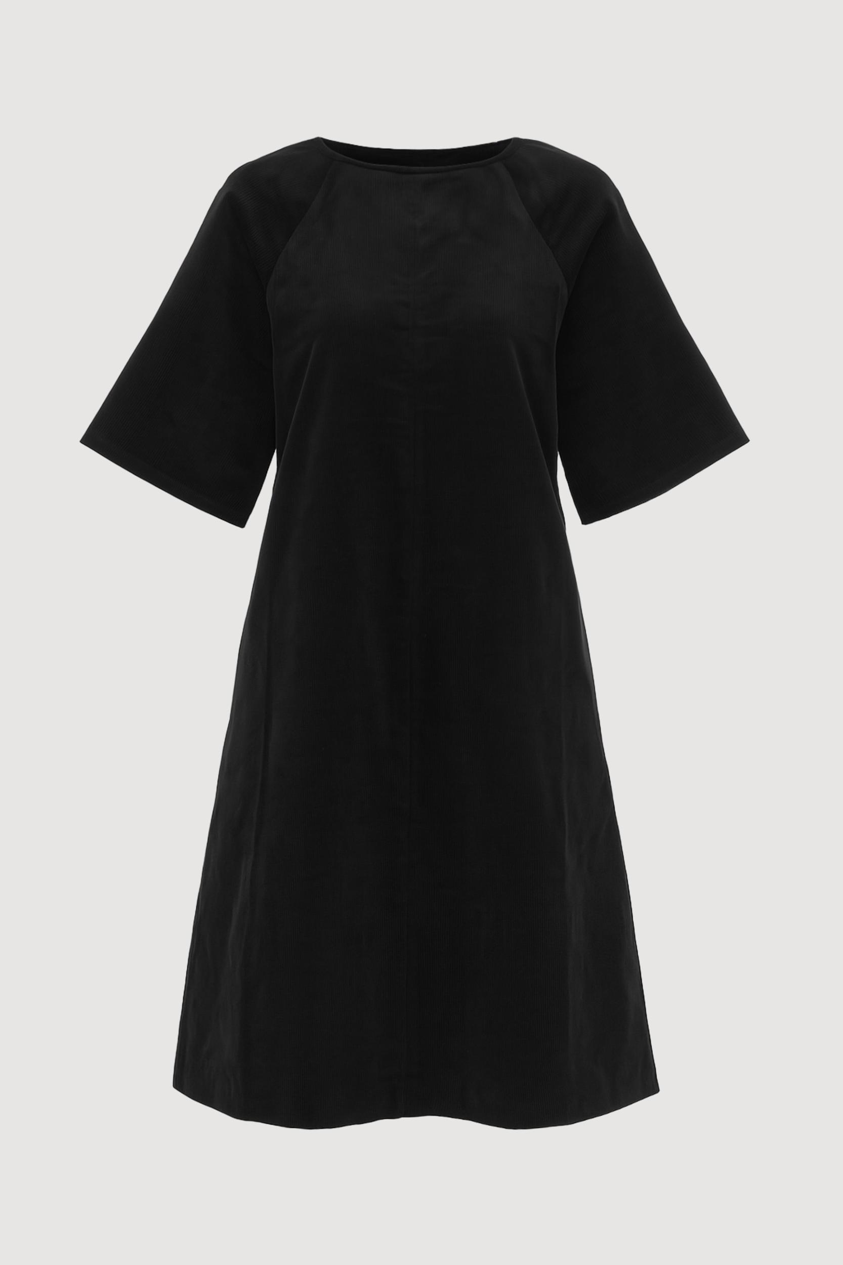 Aika Back-Tie Corduroy Mini Dress Product Image