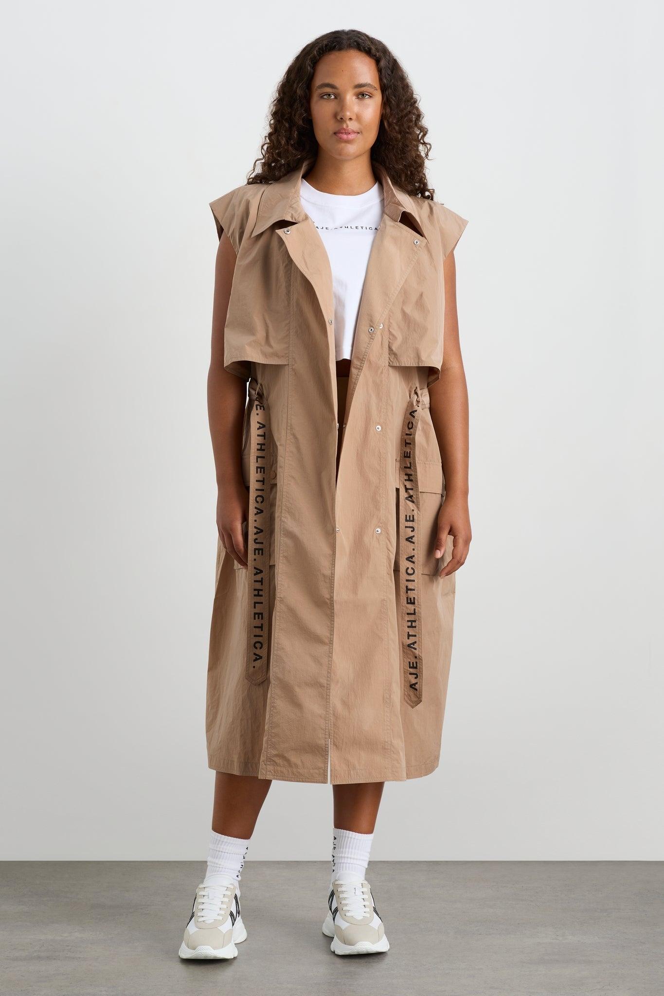 Longline Belted Vest 703 Product Image