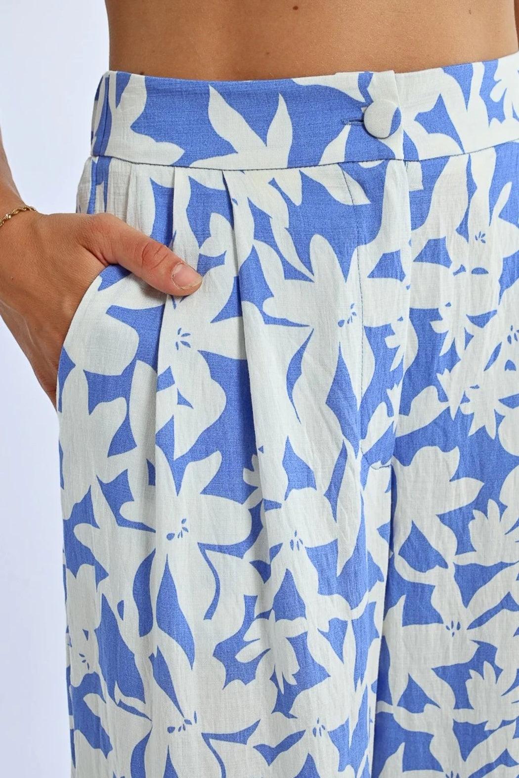 Printed Wide Pants Product Image