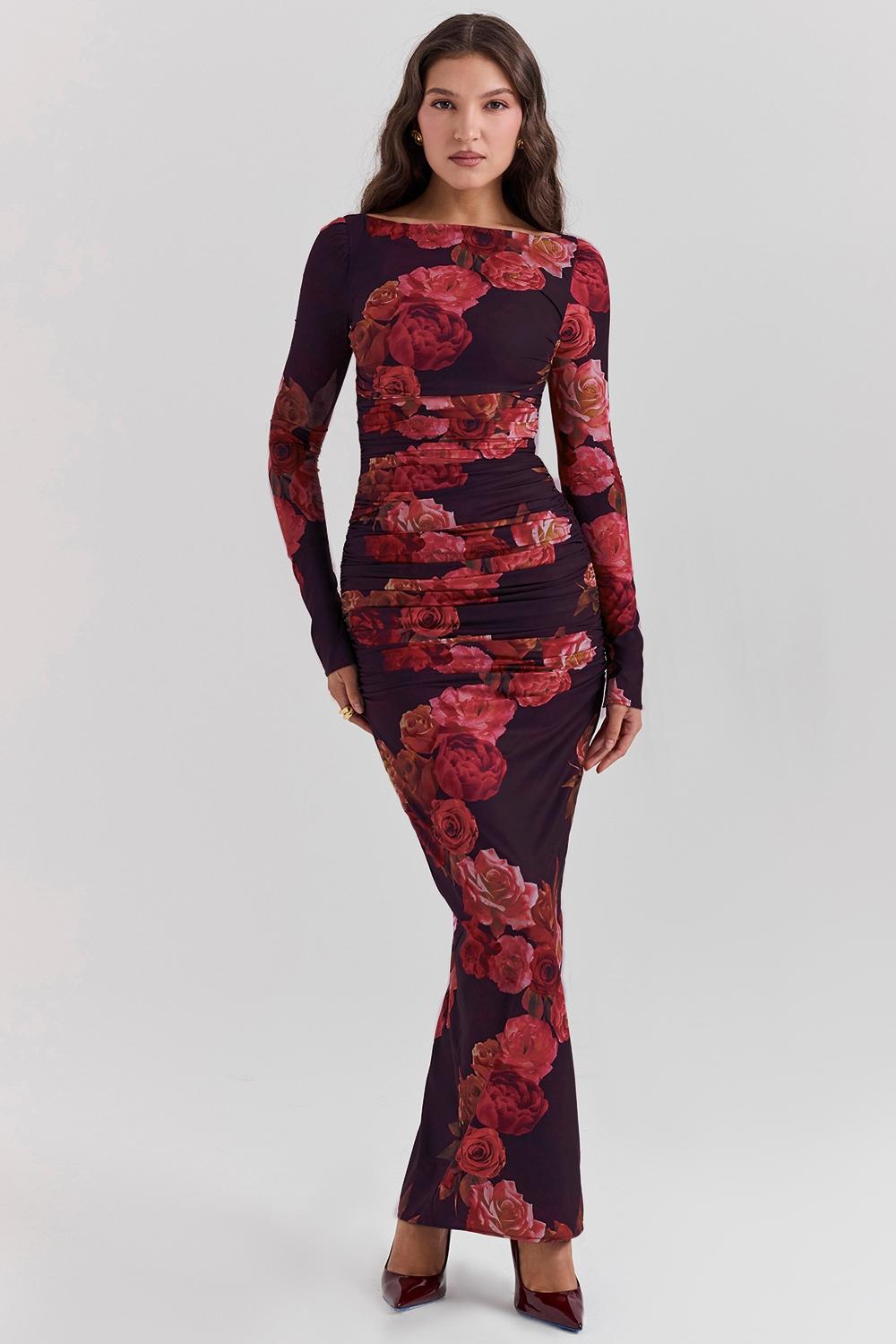 Lanetta  romantic floral maxi dress Product Image