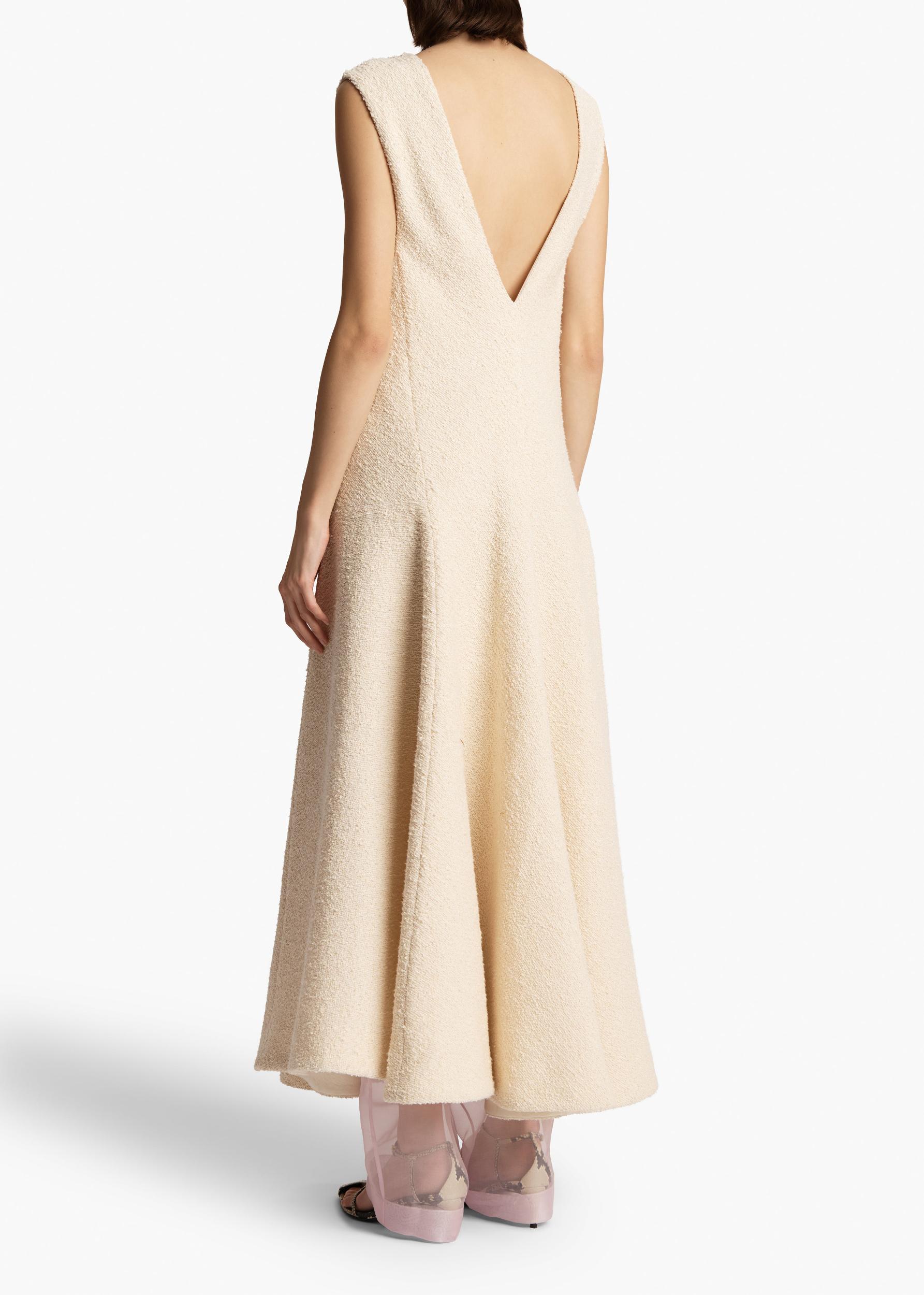 Mellie Dress in Natural Boucle Product Image