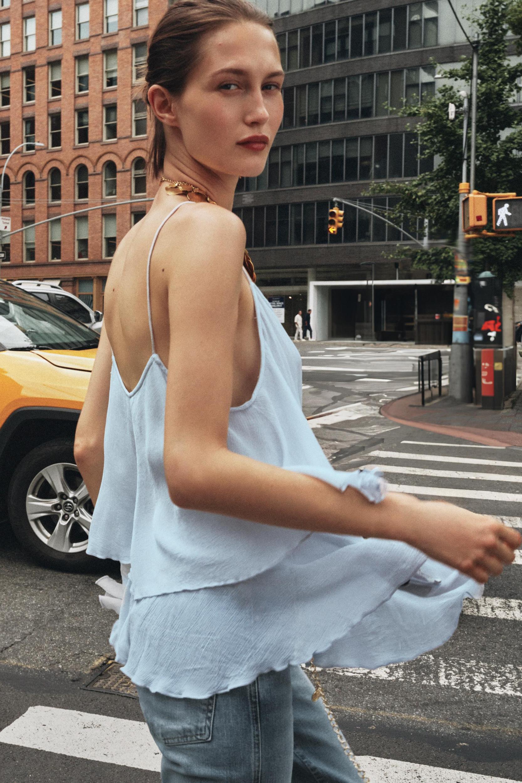 LACE TRIM CAMISOLE TOP Product Image