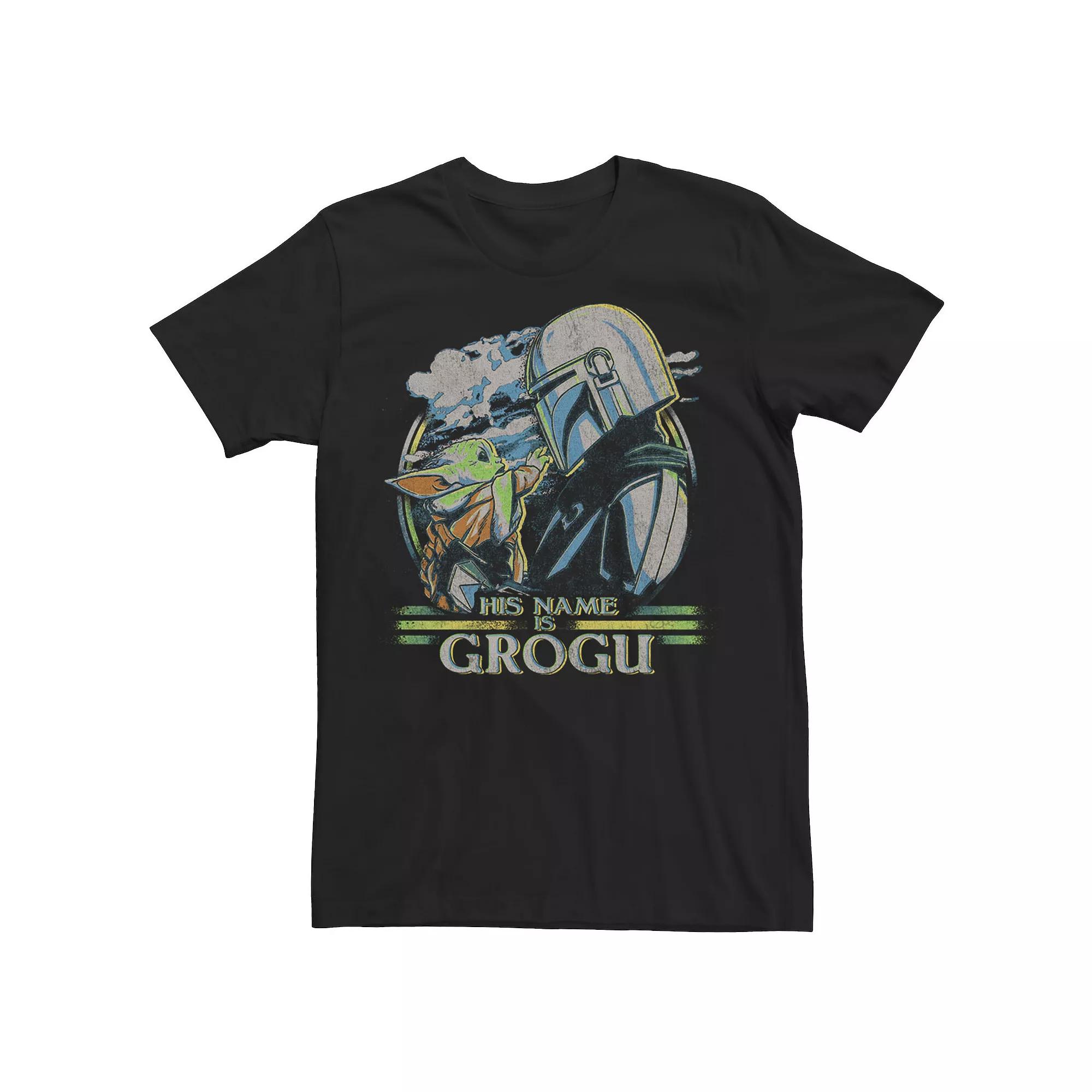 Men's Star Wars: The Mandalorian & The Child His Name Is Grogu Tee,  Product Image