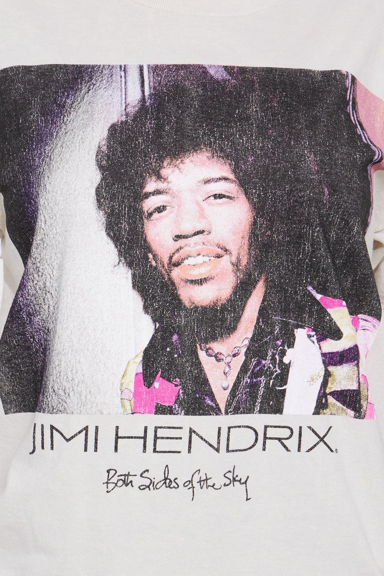 Jimi Hendrix Washed Oversized Tee - Natural Female Product Image