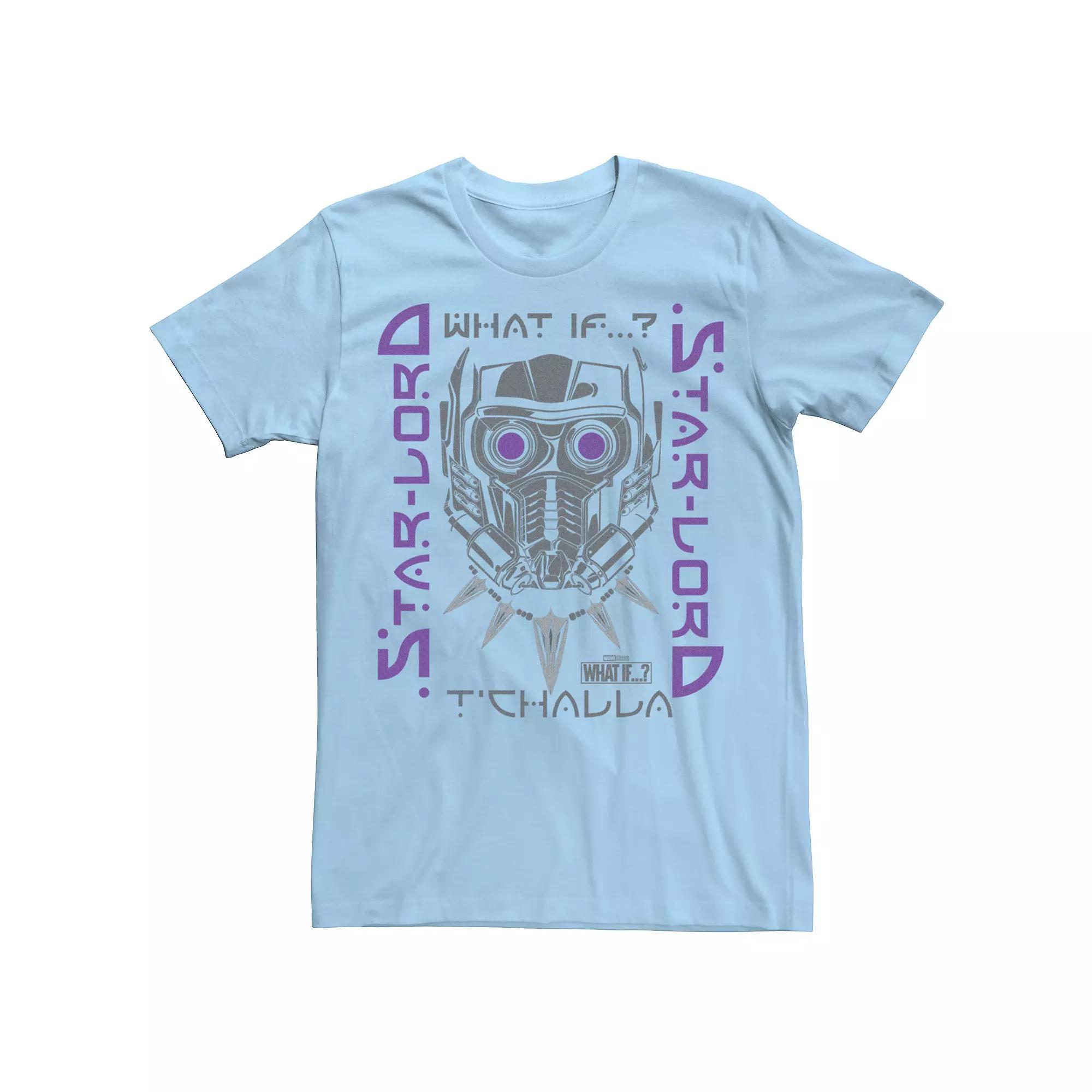 Men's Marvel What If Star Lord T'Challa Poster Tee,  Product Image