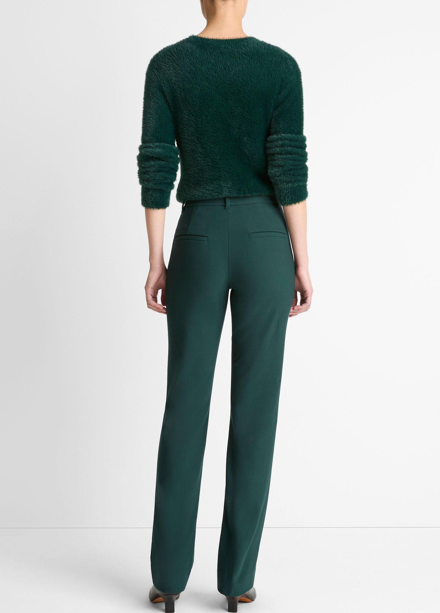 Cotton-Blend Slim Cigarette Pant Product Image