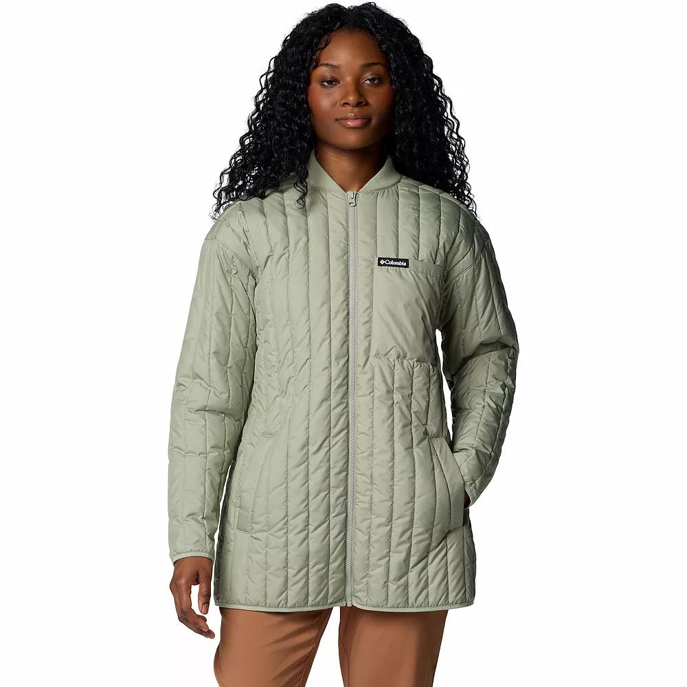 Women's Columbia Peony Park Overshirt, Size: Medium, Safari Product Image