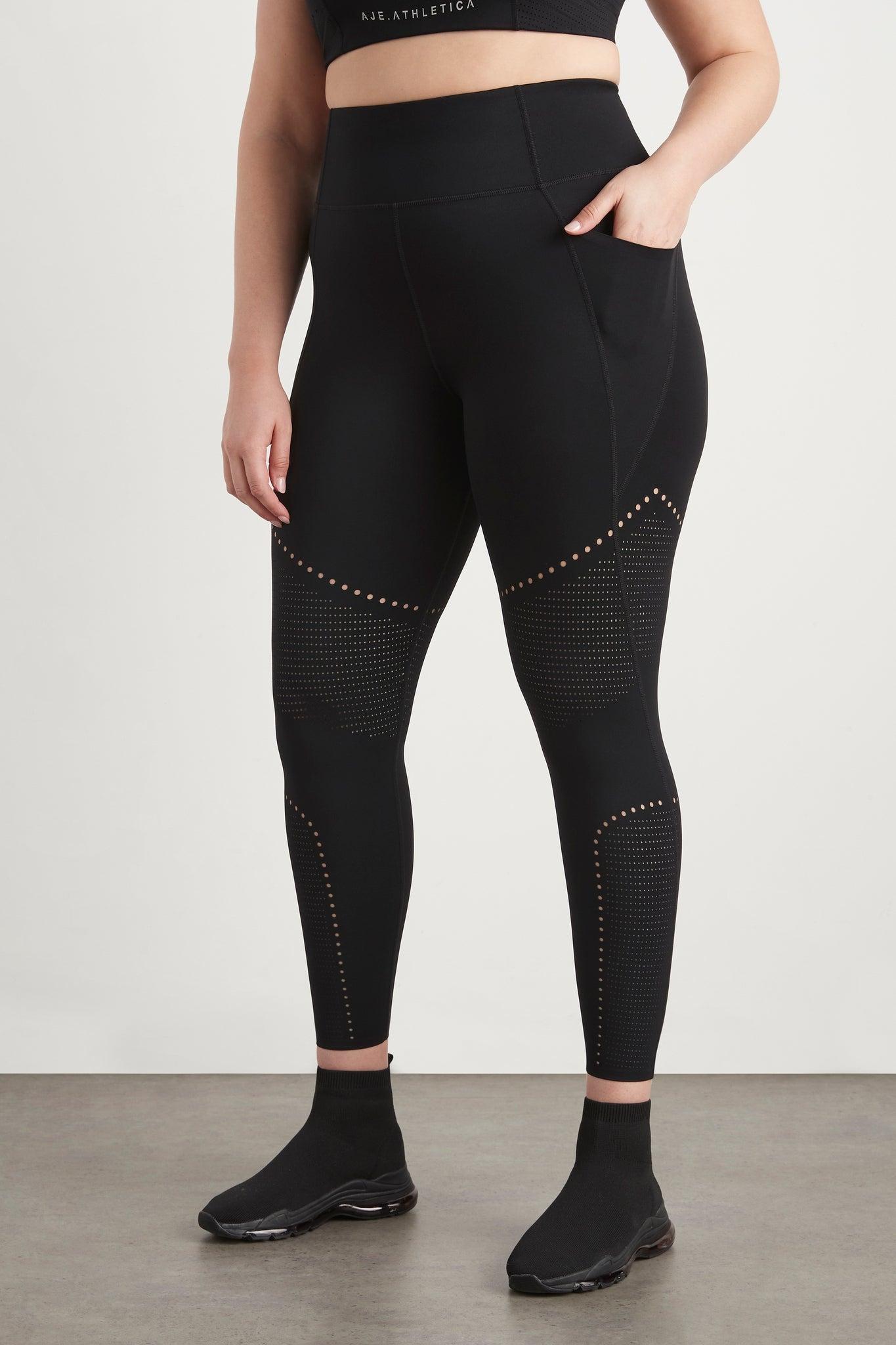 High Rise Perforated 7/8 Legging 227 Product Image