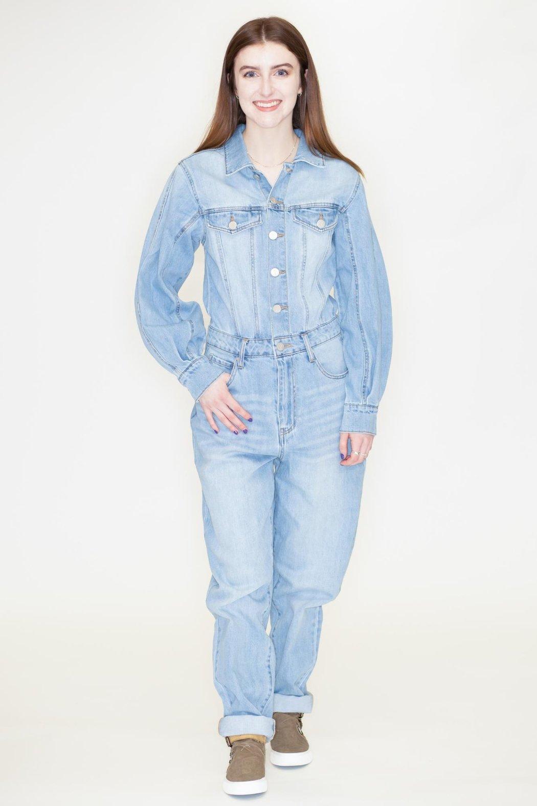 Balloon Sleeve Jumpsuit Product Image