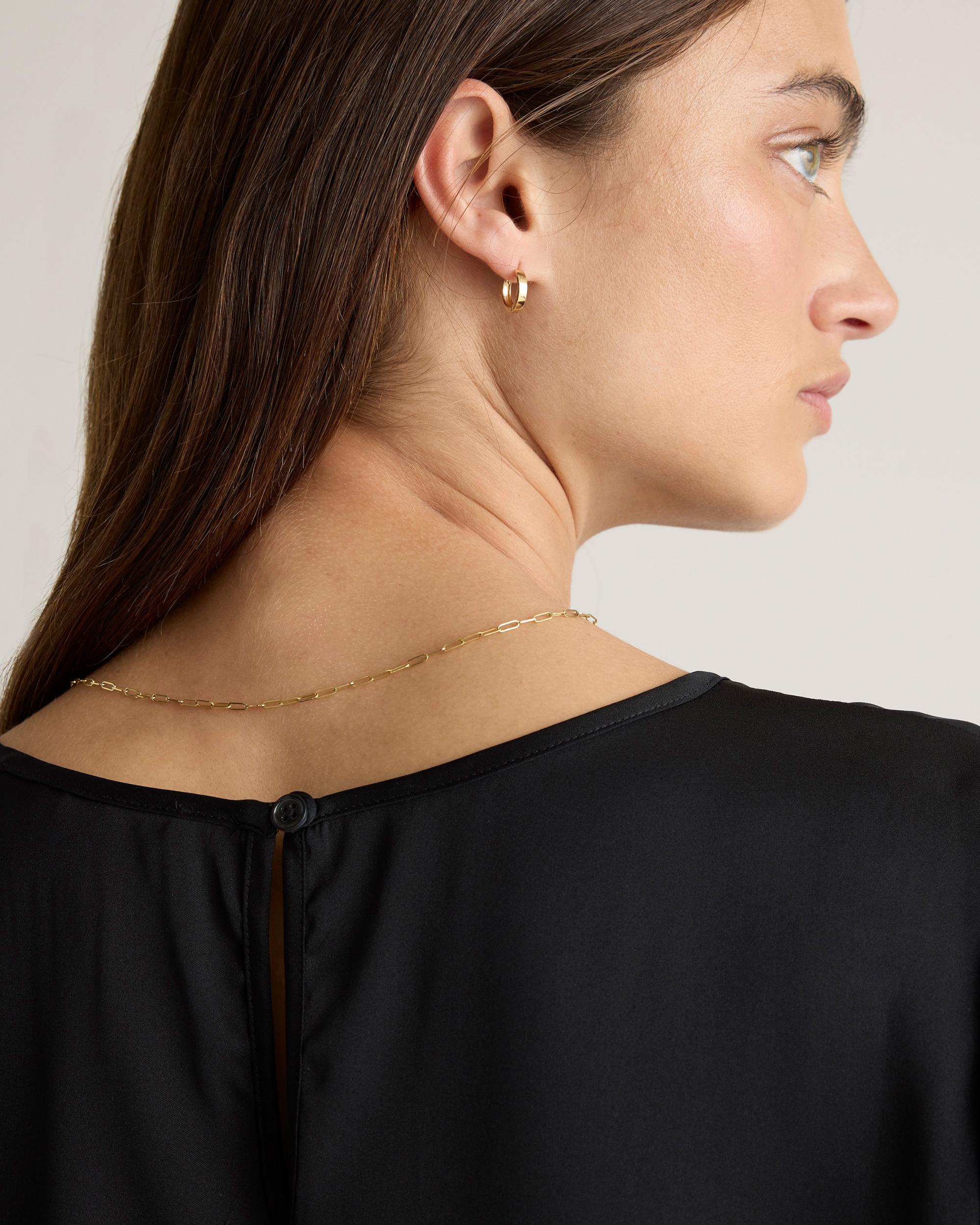 Quince | Women's 100% Washable Silk Stretch T-Shirt Size XS Product Image