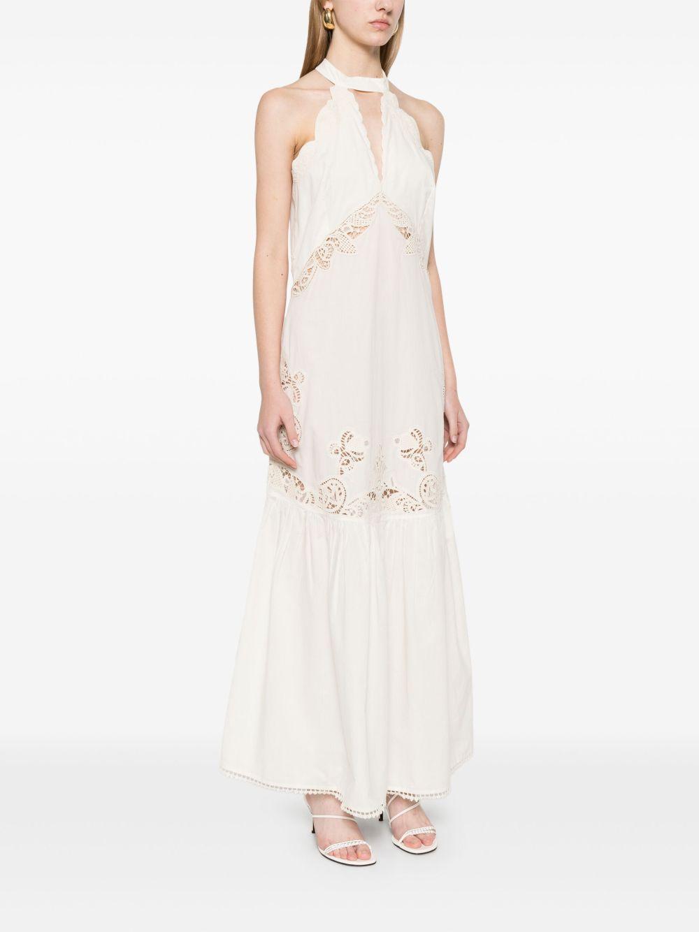 lace-detailed maxi dress Product Image