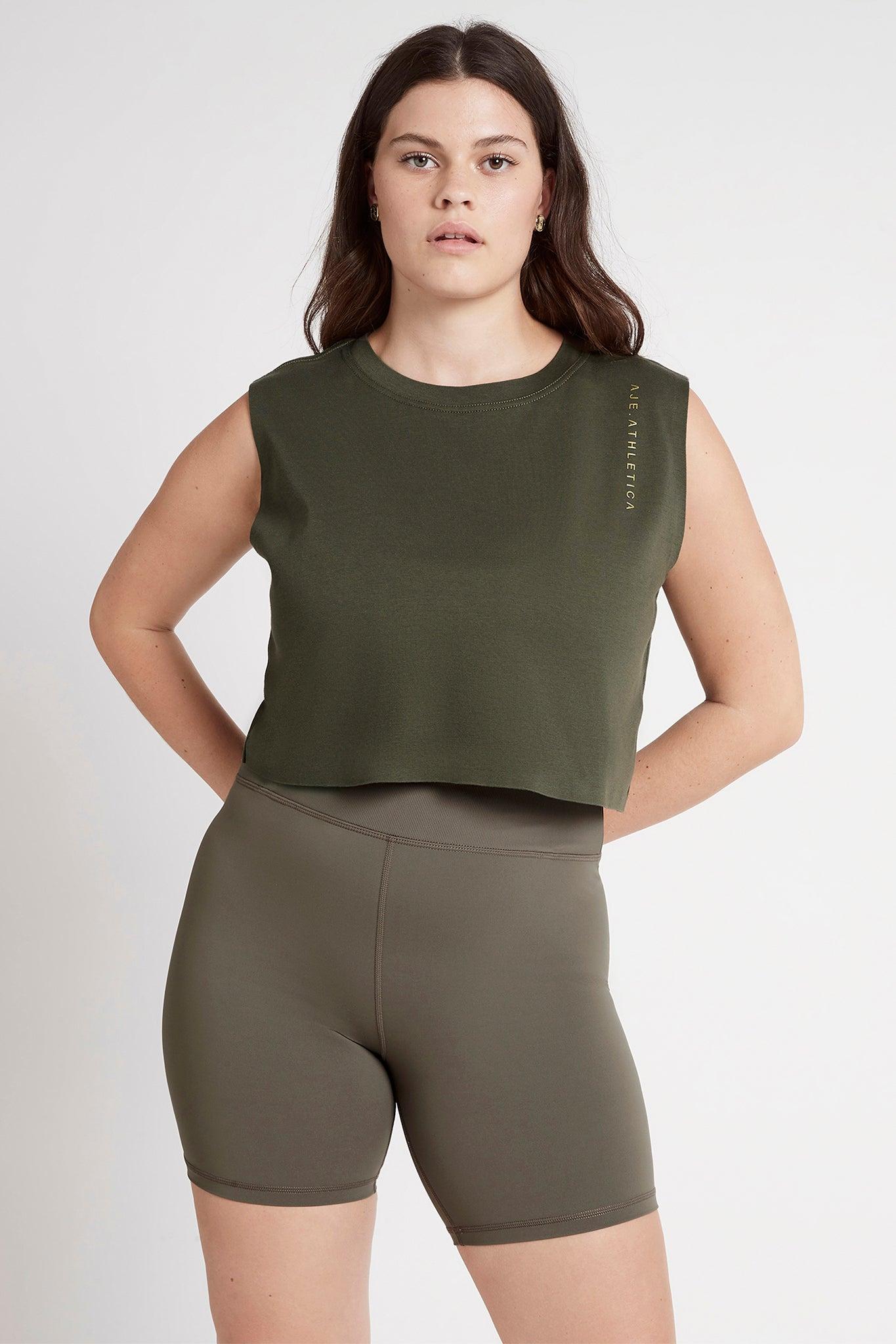 Cropped Embossed Signature Logo Tank 112 Product Image