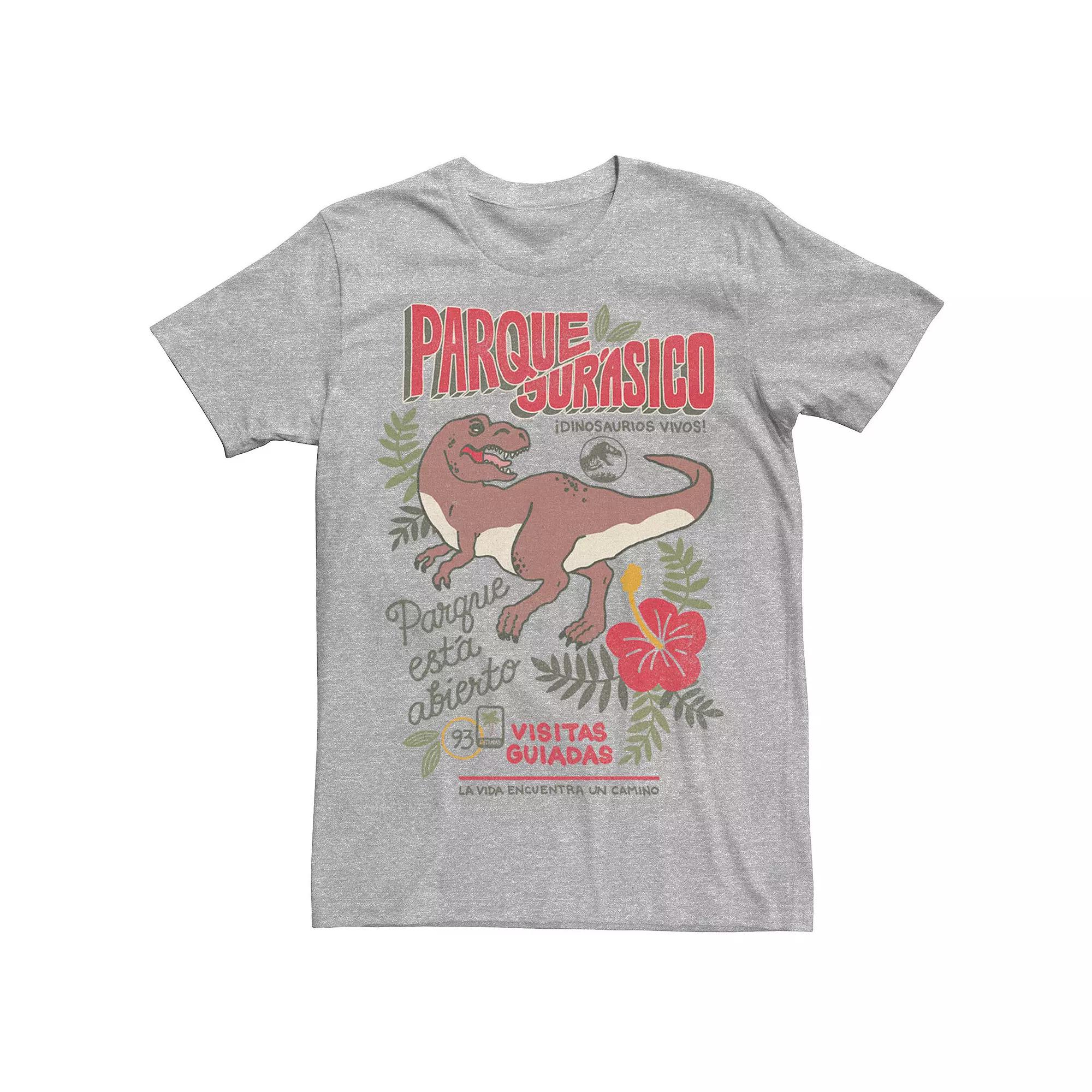 Men's Jurassic Park Spanish Opening Day Poster Tee,  Product Image