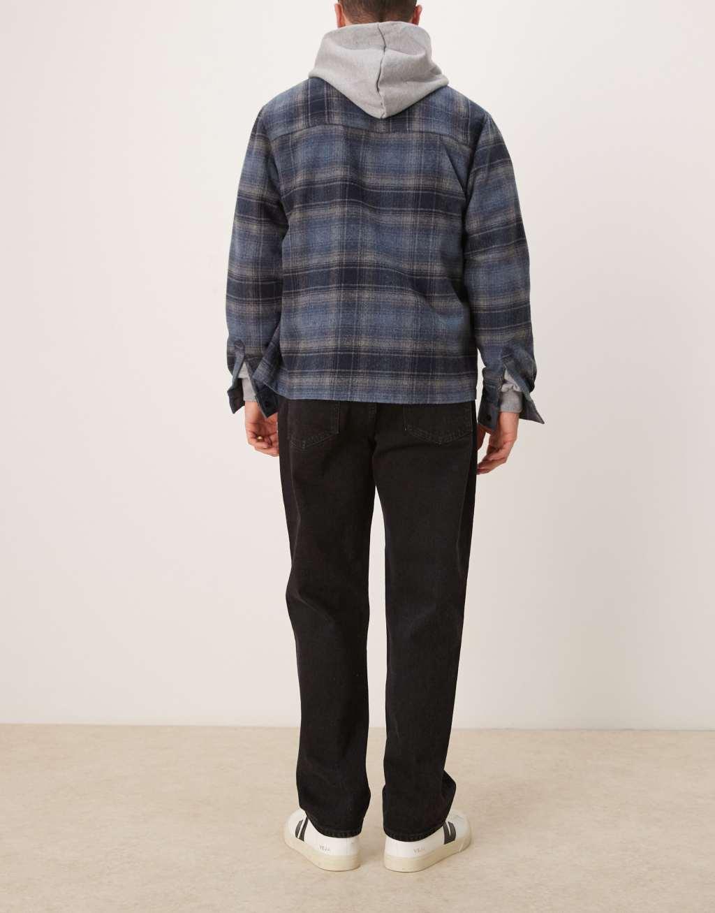 Abercrombie & Fitch Athletic loose jeans in black Product Image