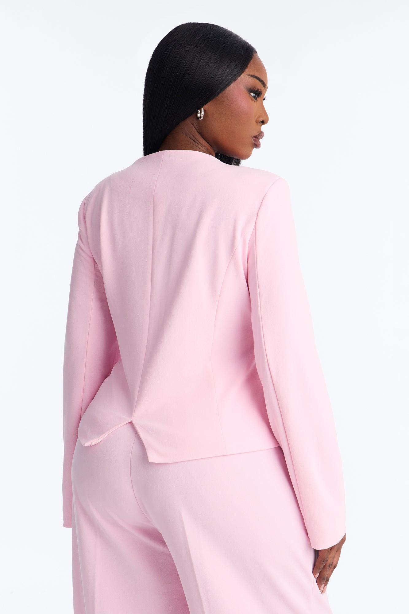 Mission Accomplished Blazer - Light Pink Female Product Image