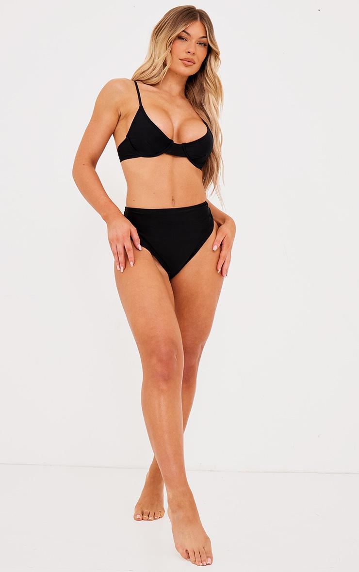 Black Underwired Mix & Match Bikini Top Product Image