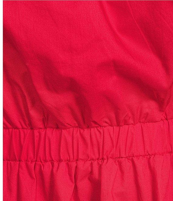 Skies Are Blue Plus Size Petal Detail Tiered Maxi Dress Product Image