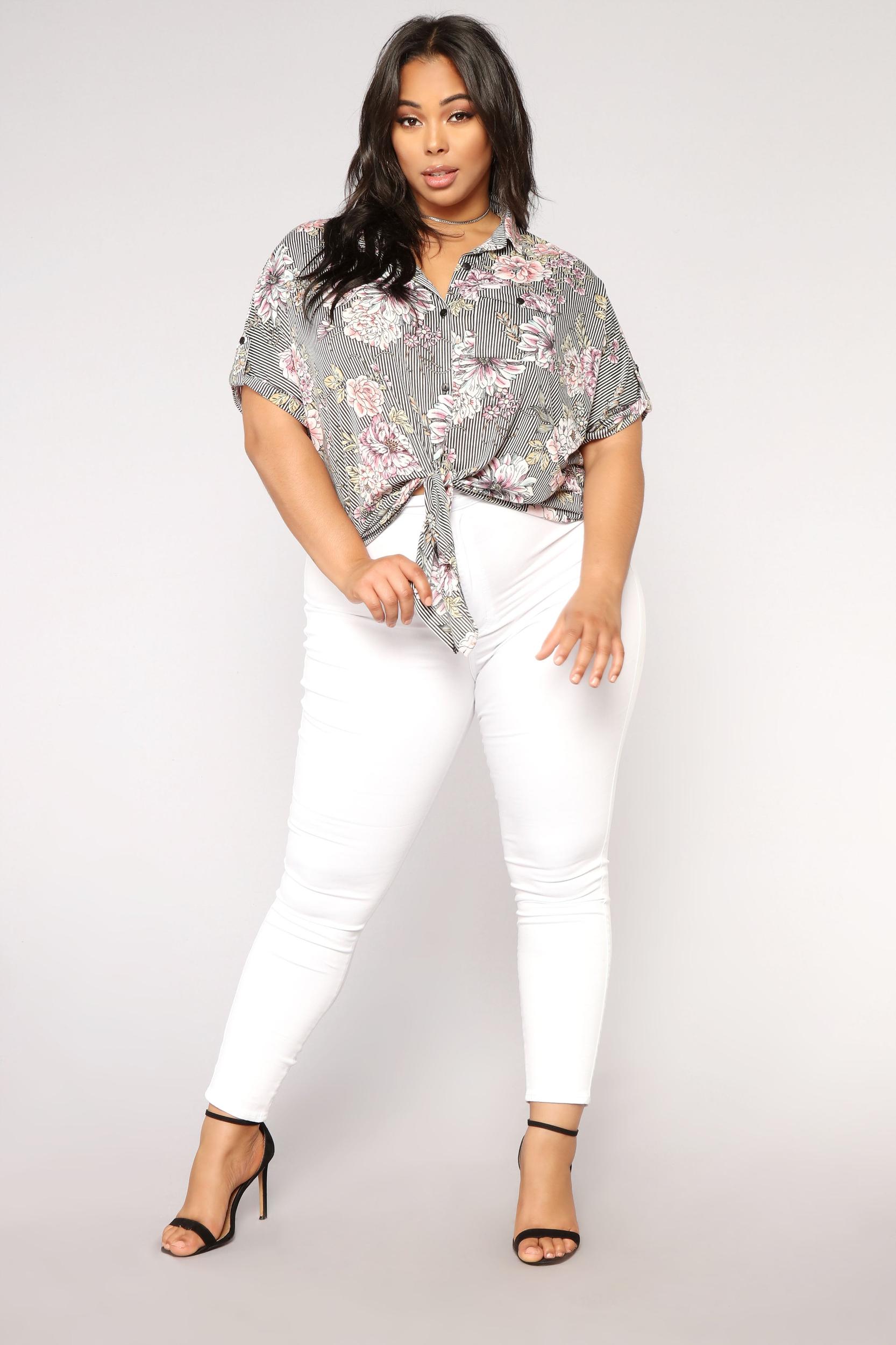 Luxe Ultra High Waist Skinny Jeans - White Product Image