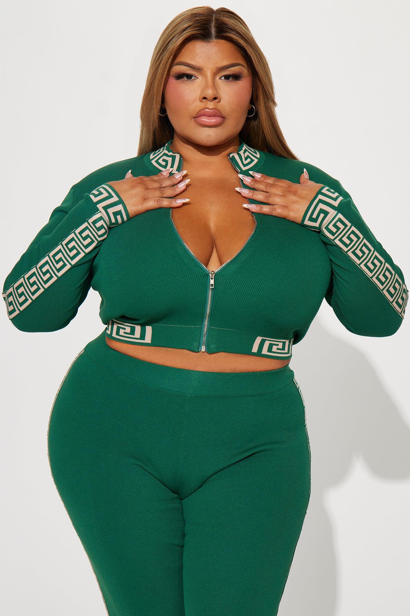 Passing By You Sweater Legging Set - Hunter Product Image