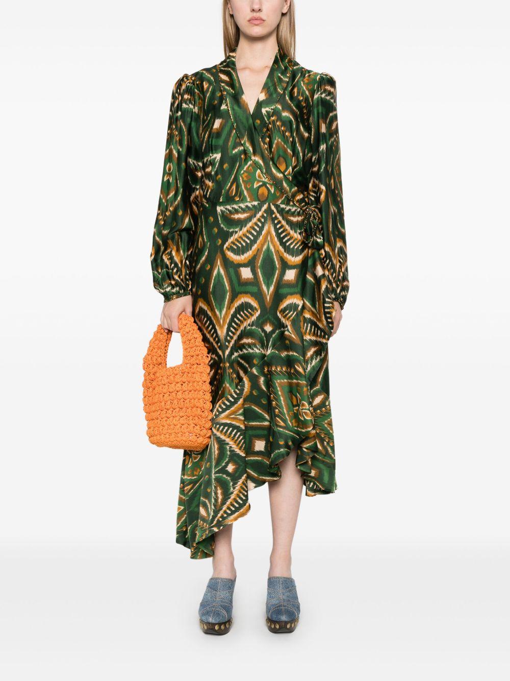 Pinneapple Ikat midi dress Product Image