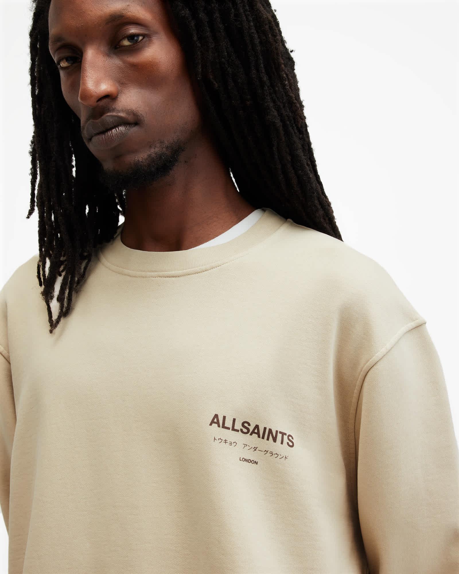 Underground Relaxed Fit Crew Neck Sweatshirt Product Image