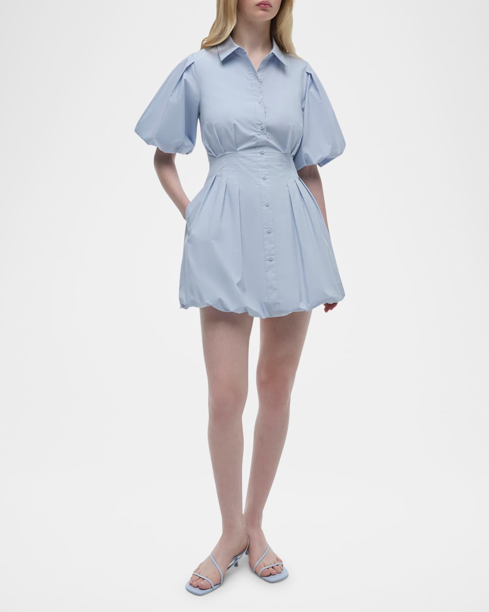 Cleo Balloon Pintuck Mini Dress Product Image