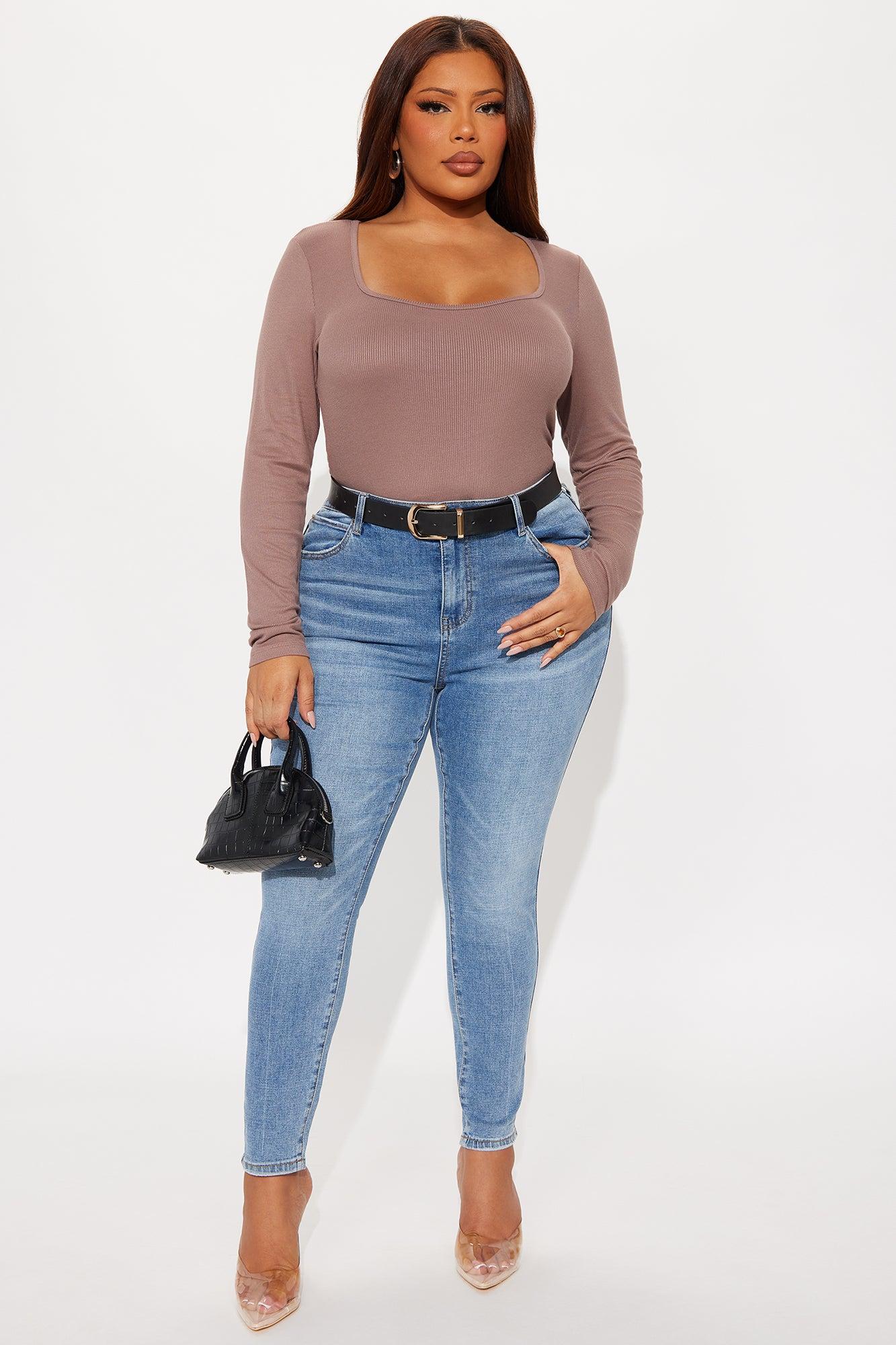 Taking Form Low Rise Skinny Jeans - Medium Wash Female Product Image