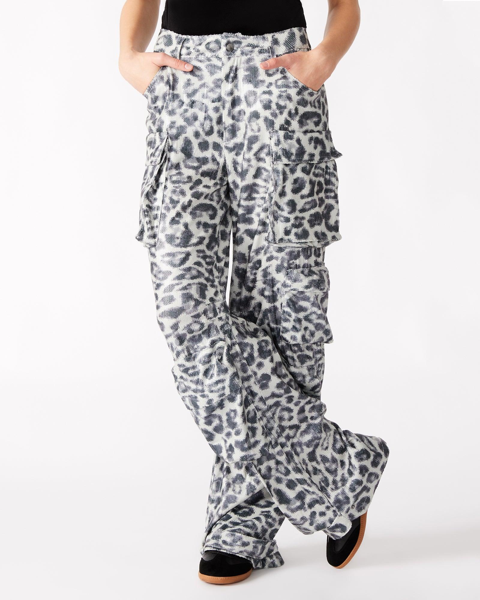 DUO SEQUIN PANT LEOPARD Female Product Image