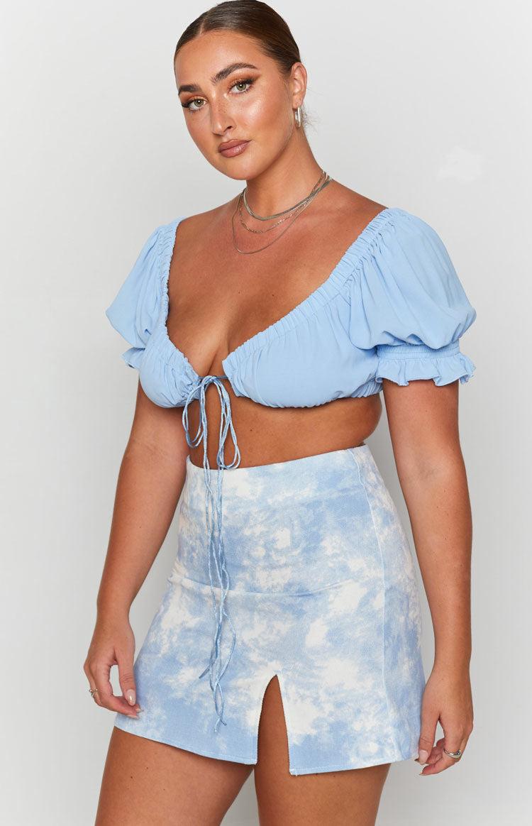 Laura Skirt Tie Dye Denim Baby Product Image