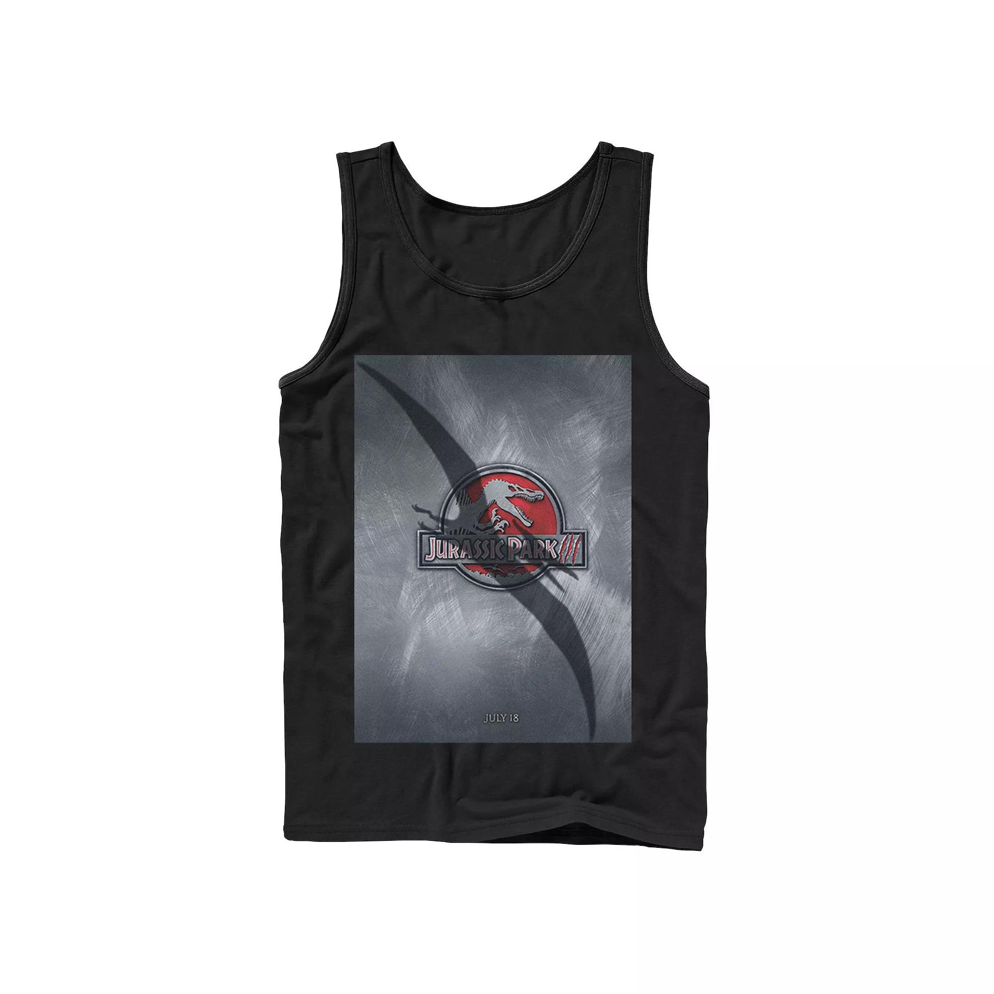 Men's Jurassic Park 3 Movie Poster Pterodactyl Tank Top,  Product Image