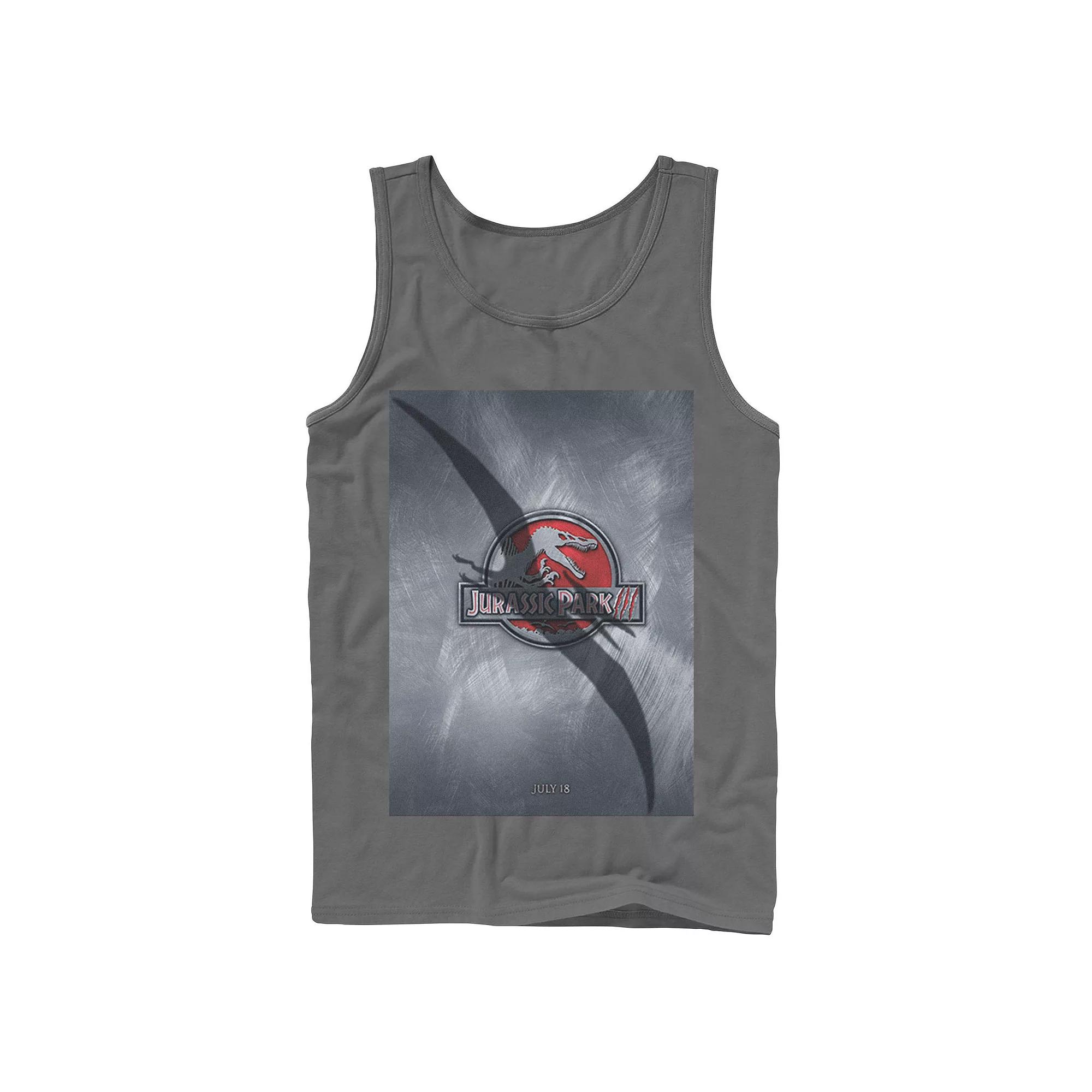 Men's Jurassic Park 3 Movie Poster Pterodactyl Tank Top,  Product Image