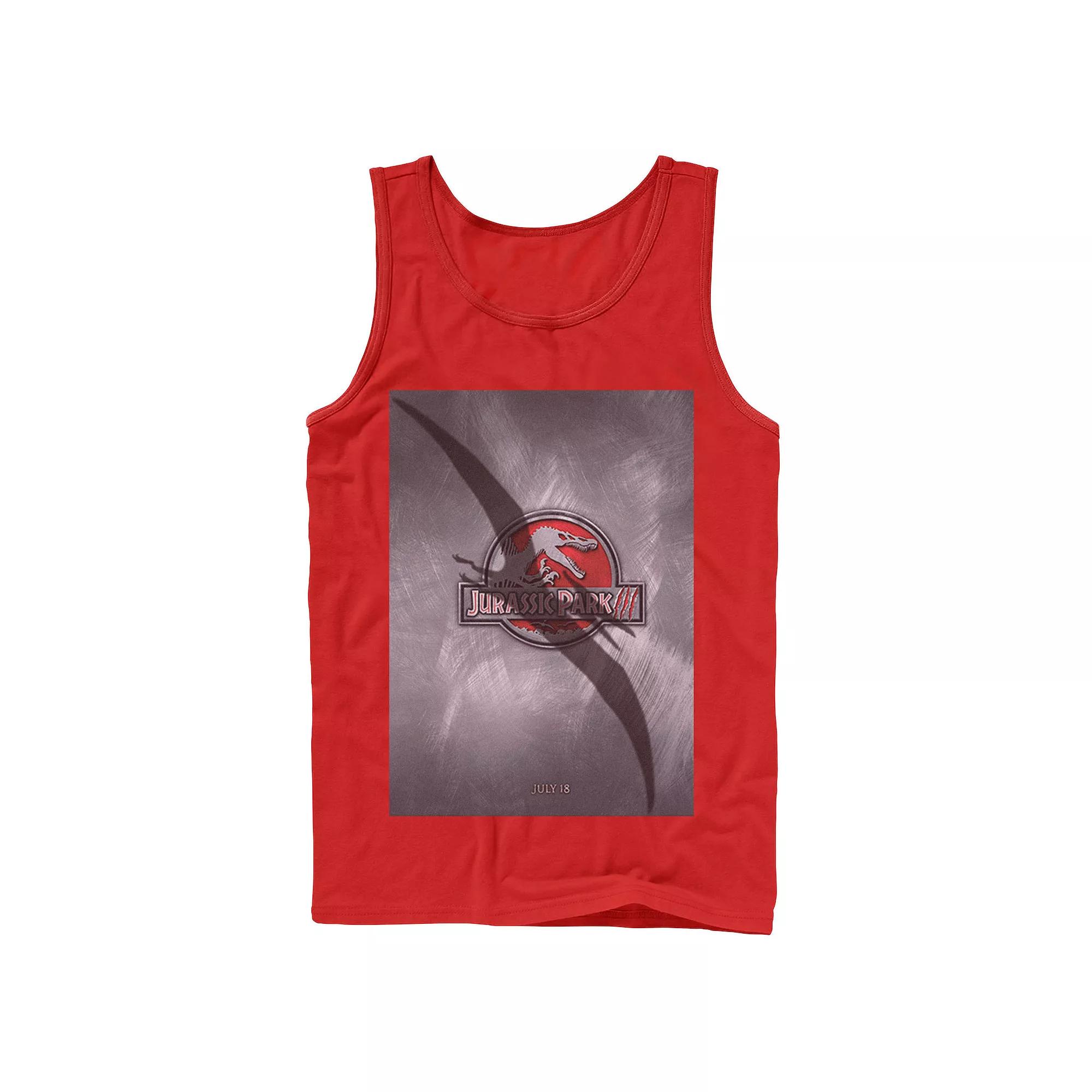 Men's Jurassic Park 3 Movie Poster Pterodactyl Tank Top,  Product Image