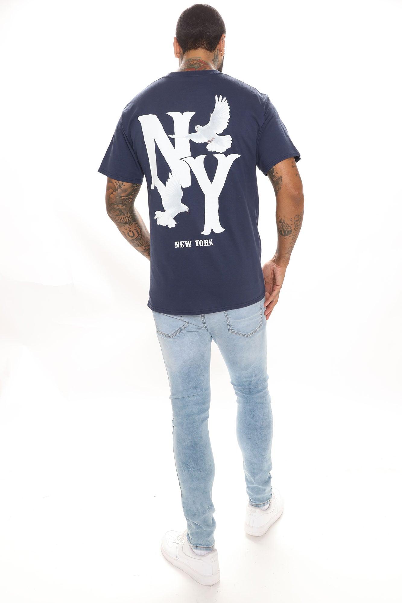 Flyin In The East Short Sleeve Tee - Navy Product Image