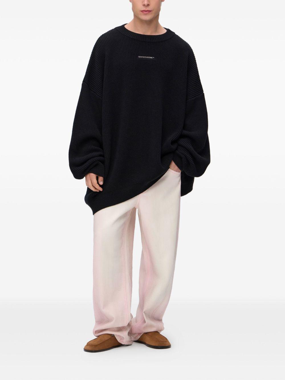 ribbed cotton sweater Product Image