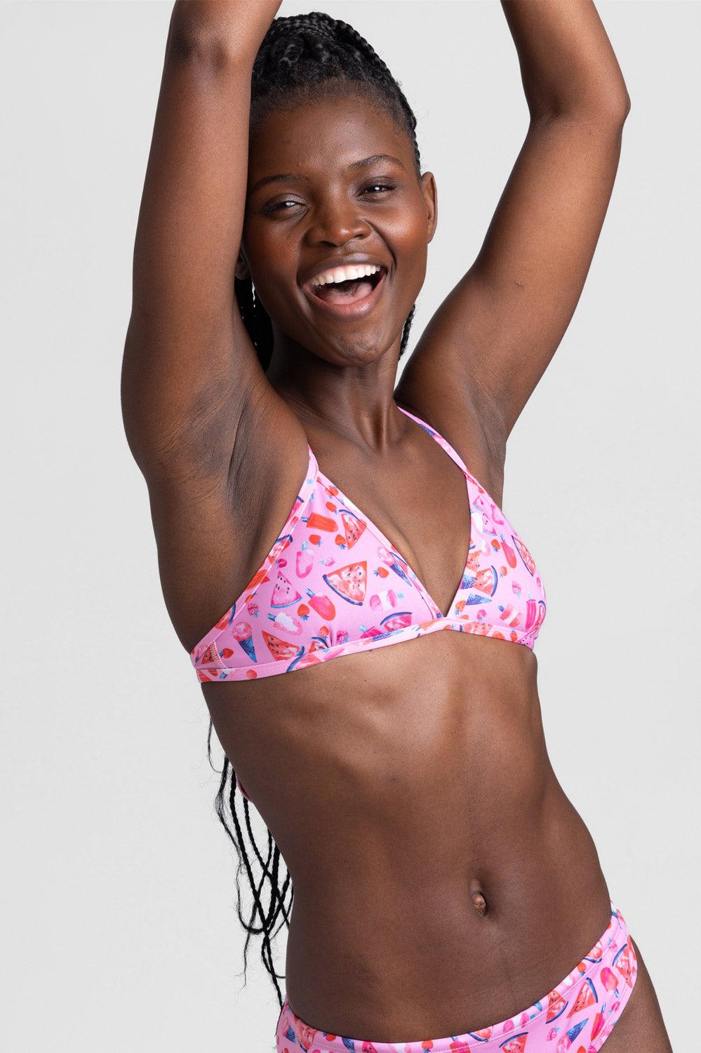 Triangle Bikini Top - Melonsicle Female Product Image