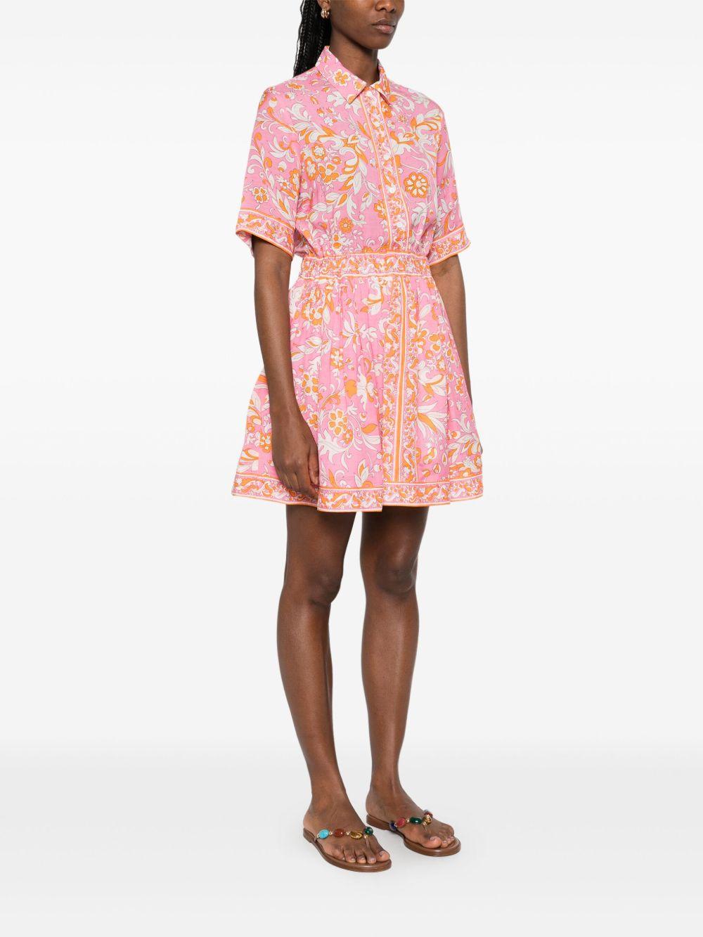 floral-print mini dress Product Image