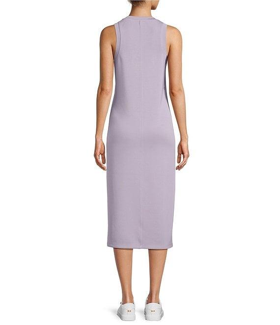 Antonio Melani Active Crew Neck Sleeveless Midi Sweater Dress Product Image