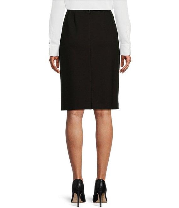 Preston & York Kelly Stretch Ponte Lined Pencil Skirt Product Image