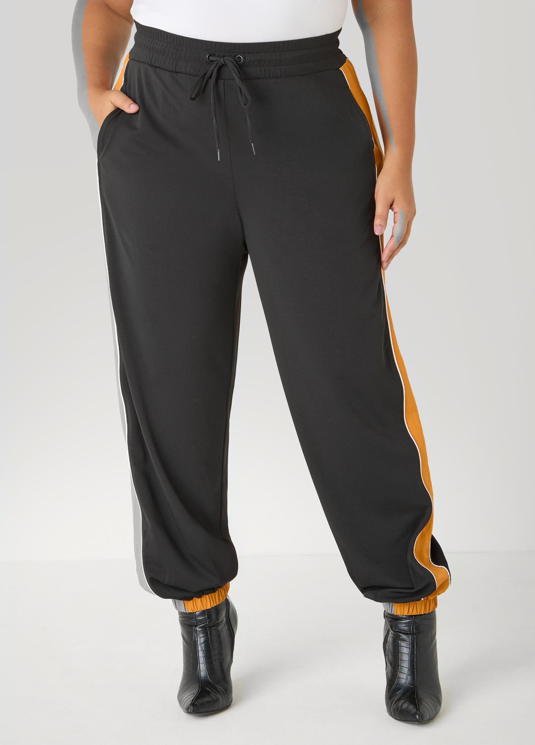 Paneled Two Tone Joggers Product Image