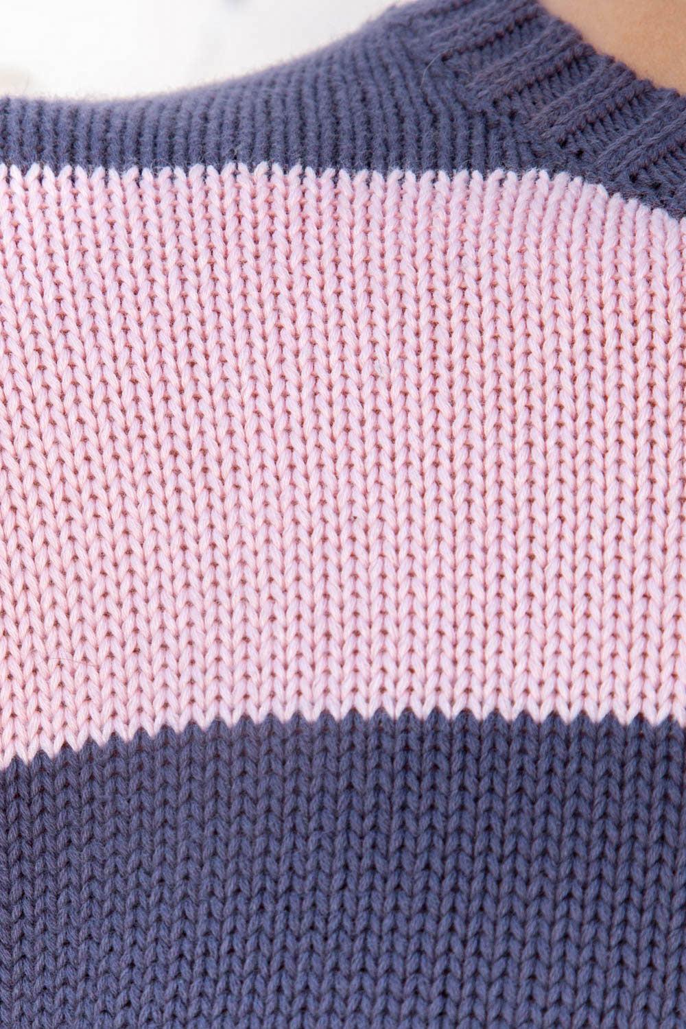 Brianna Cotton Thick Stripe Sweater Product Image