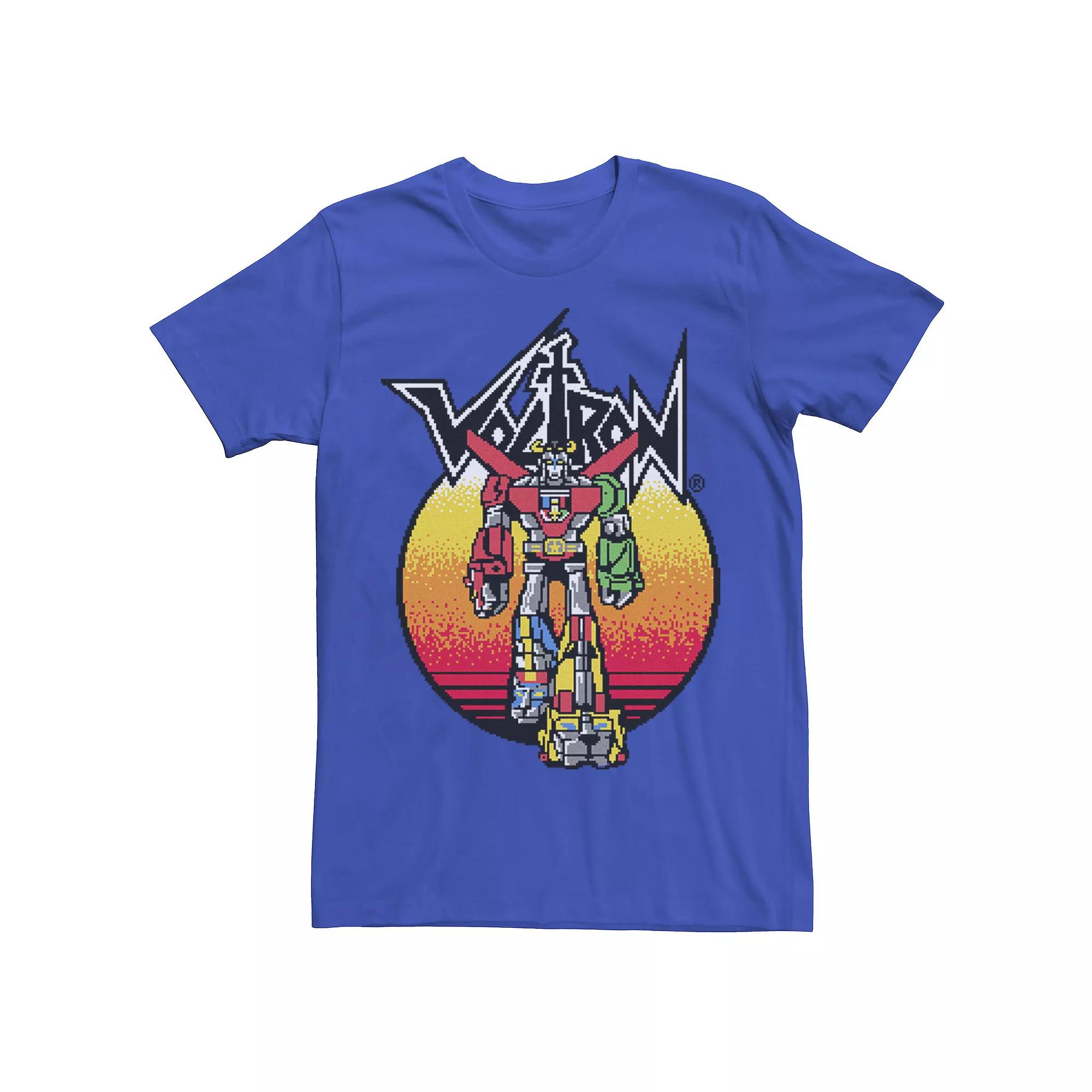 Men's Voltron: Defender of the Universe Retro Gradient Portrait Graphic Tee,  Product Image