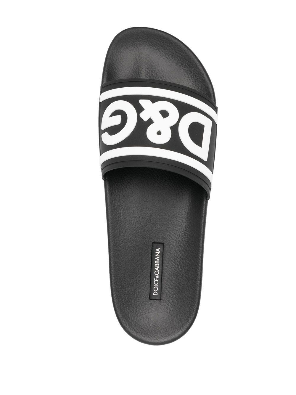 logo-print beach sliders Product Image