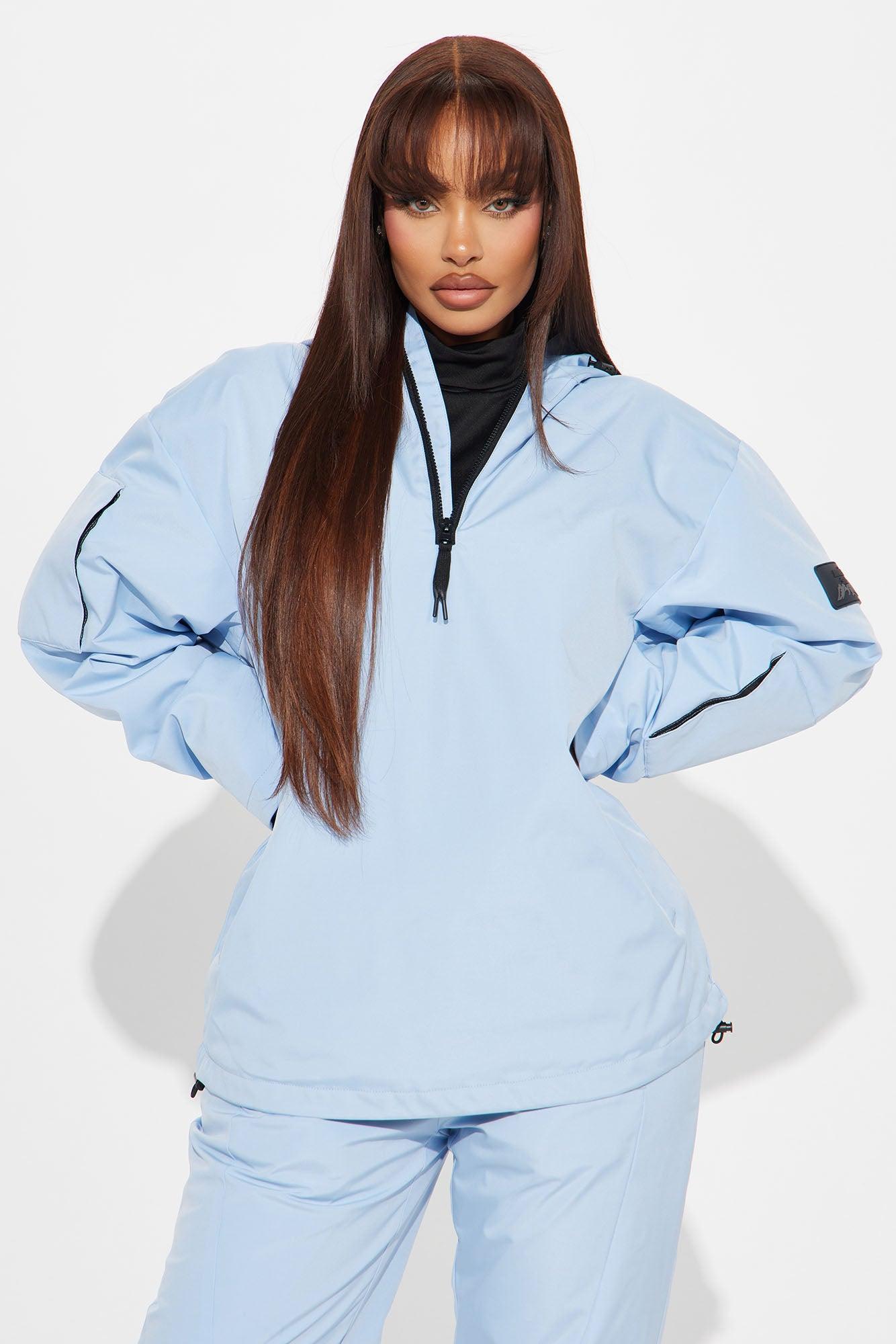 Snow Much Fun Snowboard Jacket - Light Blue Product Image