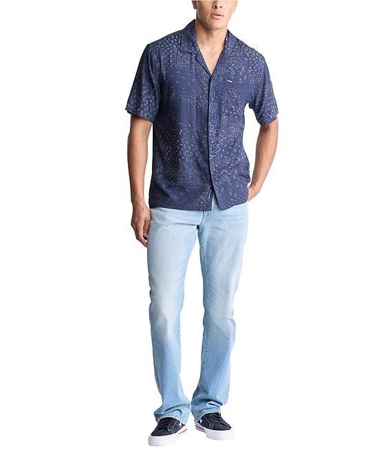 Buffalo David Bitton Short Sleeve Paisley Bandana Print Woven Shirt Product Image
